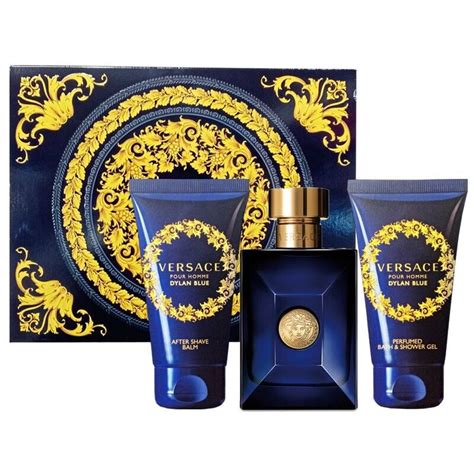 profumo versace dylan blue cofanetto edt shower gel|versace pour homme dylan.